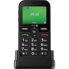 Doro DFB-0600 E10 Leva 4G Calling (Lte) Nano Sim - Easy To Use Phone Black