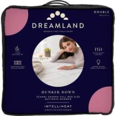 Dreamland 16695C Electric Under Blanket Double - Single Control Intelliheat White