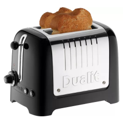 Dualit 26205 2 Slice Lite Toaster Black - Silver