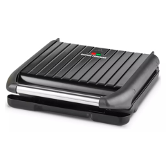 George Foreman 25052 Entertaining Steel Grill Large Black / Silver