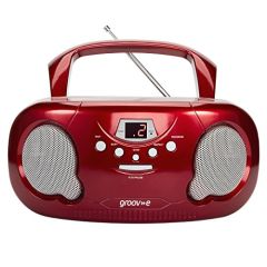 Groove GVPS733/RD CD Radio Boombox Red