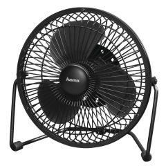 Hama 00012364 USB Desk Fan 20Cm Black