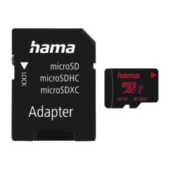 Hama 00123979 64Gb Microsdxc Card - Video Speed Class V30 Black
