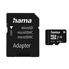 Hama 00124138 Msdhc16gb Black