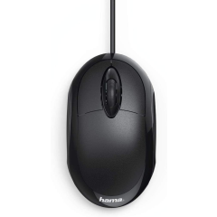 Hama 00182600 Mc-100 3-Button Mouse Black