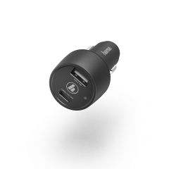 Hama 00183323 Car Charger With USB-C/Usb-A 