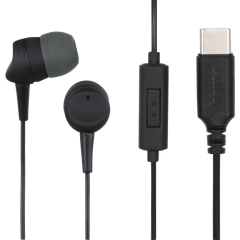 Hama 00184192 In-Ear Headphones With Microphone USB-C Plug Black