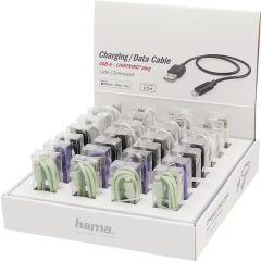 Hama 00187244 Charging / Data Cable, USB-A - Lightning, 0.75M Multi