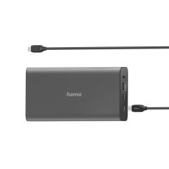 Hama 00200012 Universal USB-C Notebook Power Pack Black