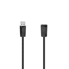Hama 00200620 USB-A Extention Lead 3M Black
