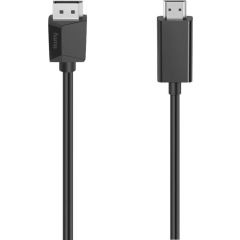 Hama 00200712 Displayport To HDMI Cable 1.5Mtr Black