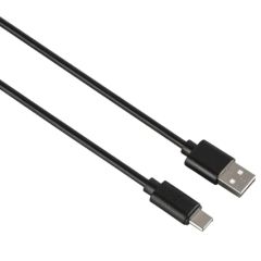 Hama 00200907 USB-A To USB-C Cable, USB 2.0, 0.9 Metre Black