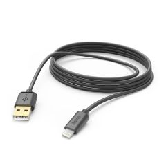 Hama 00201582 USB A To Lightning Cable 3M Black