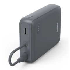 Hama 00201739 10,000Mah Fast Charge Powerbank, 2X USB-C Grey