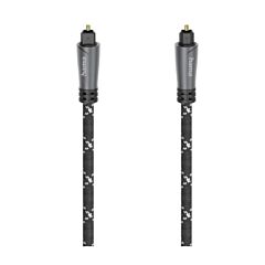 Hama 00205139 Audio Optical Fibre Cable Toslink 1.5M Black