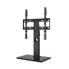 Hama 00220866 TV Stand, Up To 55" Tvs, 30Kg Max, Swivel, Height-Adjustable Black
