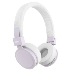 Hama 00221766 Bluetooth Headphones, On-Ear, Foldable, With Microphone White