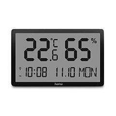 Hama 00222232 Thermo-/Hygrometer Dcf Radio Clock Black