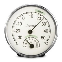 Hama 00222235 Thermometer / Hygrometer Silver