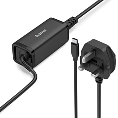 Hama 73200023 Power Adapter/Inverter USB-C Indoor 65W Black