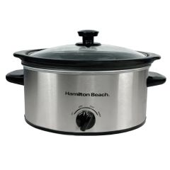 HAMILTON BEACH HBSC040S 3.5 Litre Slow Cooker Silver