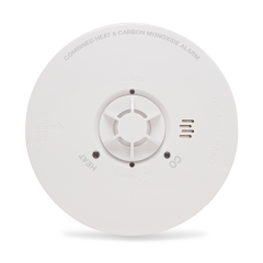 Hispec HSSA/HCO/10H Heat & Carbon Monoxide Alarm, Retrofit Solution, (Head Only) White