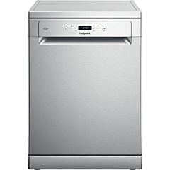 Hotpoint HP2FFC14BN6XUK Fs Full Size Dishwasher 14 Place Set 8.9L 7 Progs With Activedry Inox