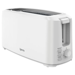 Igenix IGT0420W 4 Slice Long Slot Toaster White White