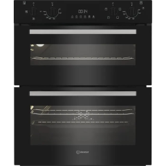 Indesit DUI10DB Built-In Double Oven - Black