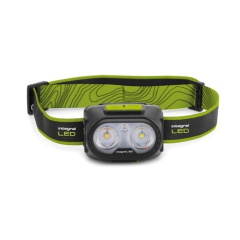 Integral 05-23-43 Head Torch Rechargeable 3-5 Hours Run Time 300 Lumens Black