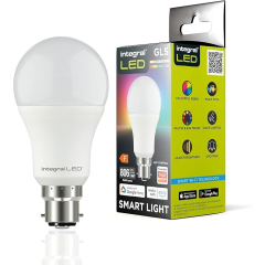 Integral 81-80-38 Smart Led Light Gls Bulb B22 806Lm App Control Multiple