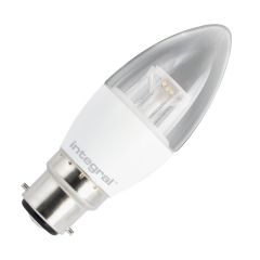Integral 93-16-21 6W = 40W Candle 470 Lumens Bc Led