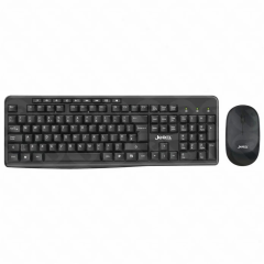 Jedel WS770 Wireless Keyboard + Mouse Combo Black