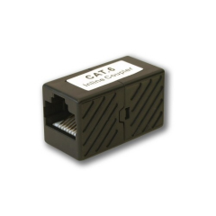 Kauden US118 Cat5e / Cat6 Coupler Black