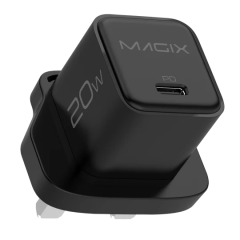 Magix MGXB232XB 20W Power Adaptor - USB Type-C (Pd) Black