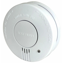 Mercury 350.126UK Battery Smoke Alarm With Hush Filter White