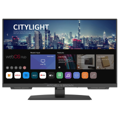 Mitchell + Brown JB-24DVD1811ST HD Ready, Smart Tvs, DVD Combi, Freesat, 12V Piano Black