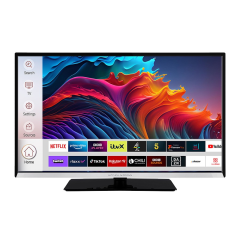Mitchell + Brown JB-24ST1811 24" HD Ready Linux Smart TV Gloss Black