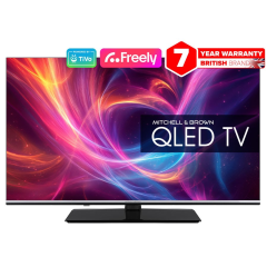 Mitchell + Brown JB-40Q1811 40″ Qled Full HD Borderless Smart TV Powered By TiVo, Freely Black