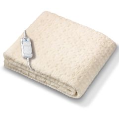 Monogram 379.61 Fully Fitted Heated Mattress Cover, Double Size, 137X190cm Cream 