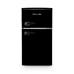 Montpellier MAB2035EK Undercounter Retro Fridge Freezer Black