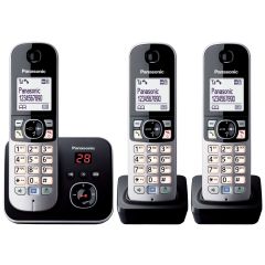 Panasonic KX-TG6823EB 3 Pack Of Phones 