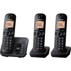 Panasonic KX-TGC263EB Digital Cordless Phone Black