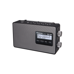 Panasonic RF-D10EB-K Portable Dab/Dab FM Radio (10 X Presets) Black