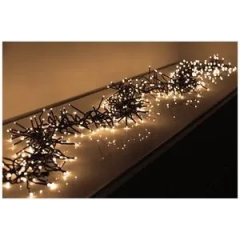 Pro Elec PELL0446 960 Leds Cluster Lights With Timer - 12.4M Mains Warm White