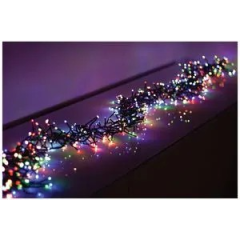 Pro Elec PELL0448 960 Leds Cluster Lights With Timer - 12.M Mains Multi Colour
