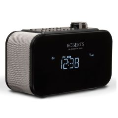Roberts Radio ORTUS2BK Dab/Dab+/Fm Alarm Clock Radio With USB Charging