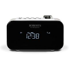 Roberts Radio ORTUS2W Dab/Dab+/Fm Clock Radio With USB Charging