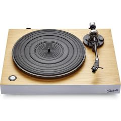 Roberts Radio STYLUSLUXE Direct Drive Turntable With Preamp Wood