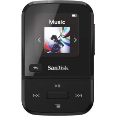 Sandisk SDMX30-032G-E46K Clip Sport Go, Wearable MP3 Player, 32Gb Black